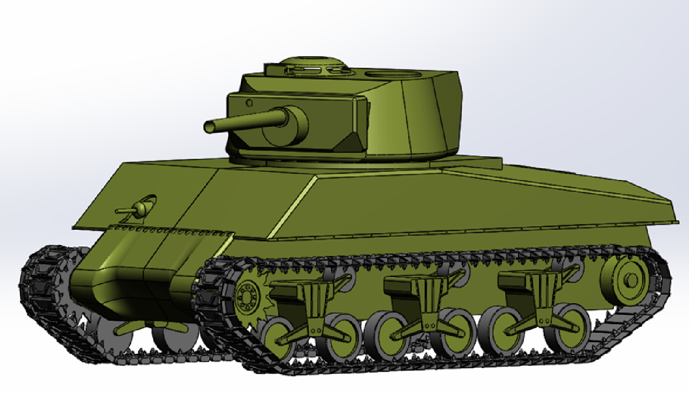 M4A3E2 full assembly