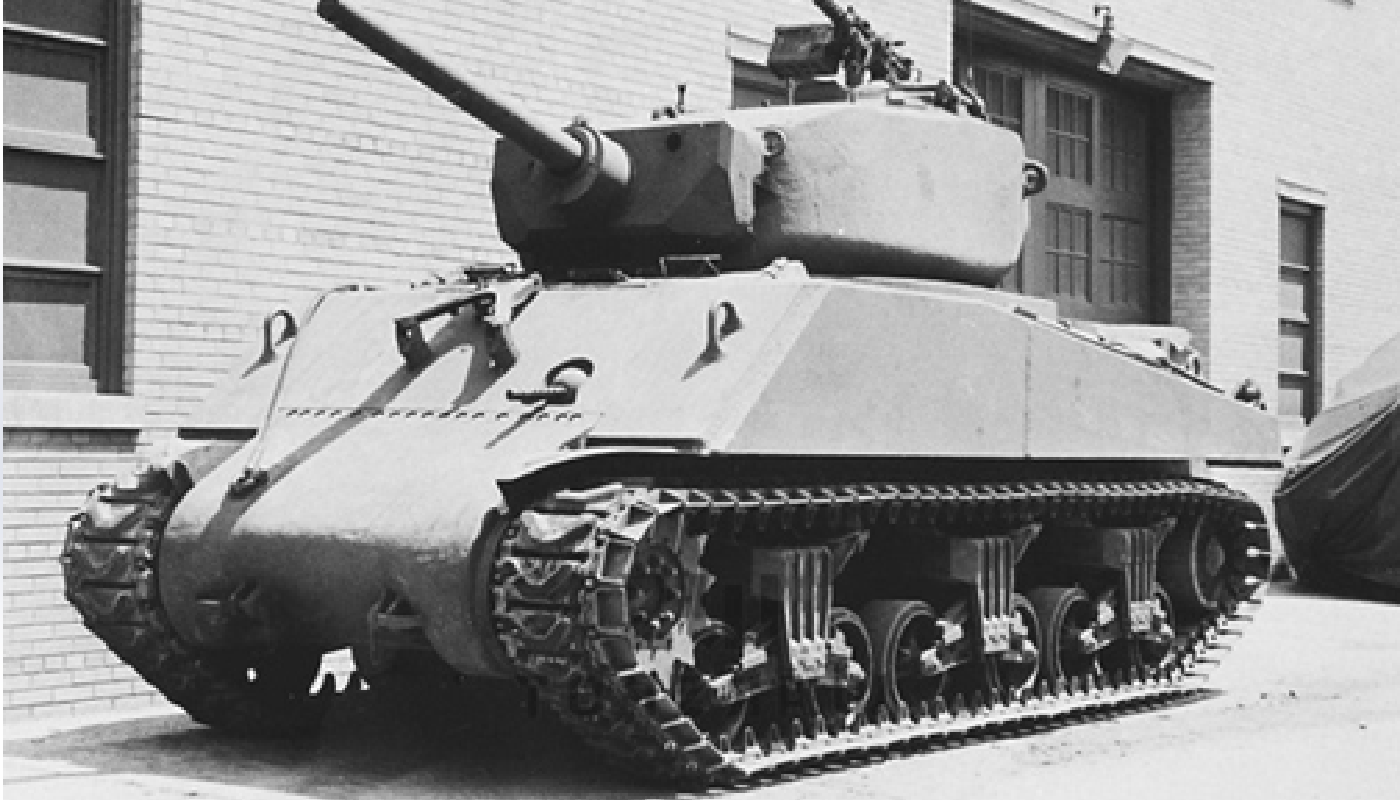 M4A3E2 turret detail